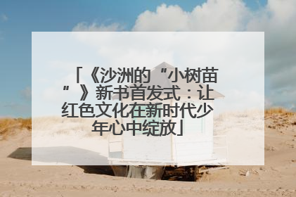 《沙洲的“小树苗”》新书首发式：让红色文化在新时代少年心中绽放