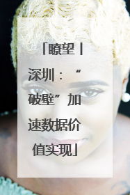瞭望丨深圳：“破壁”加速数据价值实现