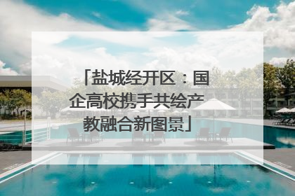 盐城经开区：国企高校携手共绘产教融合新图景