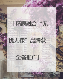 精康融合“无忧无棣”品牌获全省推广