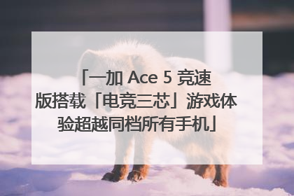 一加 Ace 5 竞速版搭载「电竞三芯」游戏体验超越同档所有手机
