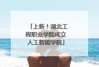 上新！湖北工程职业学院成立人工智能学院