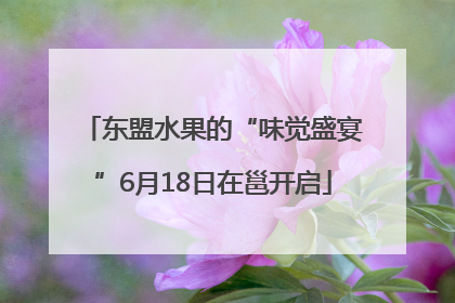 东盟水果的“味觉盛宴”6月18日在邕开启