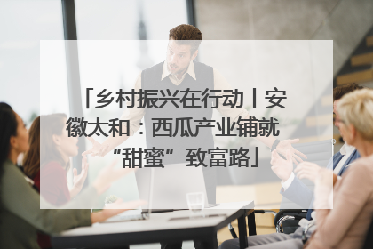 乡村振兴在行动丨安徽太和：西瓜产业铺就“甜蜜”致富路