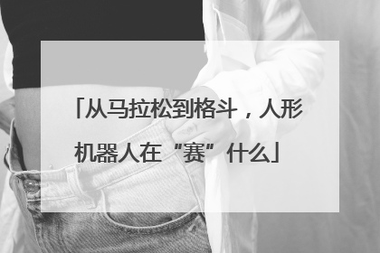 从马拉松到格斗，人形机器人在“赛”什么