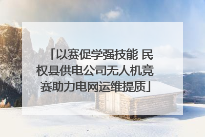 以赛促学强技能 民权县供电公司无人机竞赛助力电网运维提质