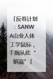 反卷计划：SANWA山业人体工学鼠标，手腕从此“躺赢”