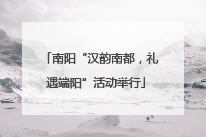 南阳“汉韵南都，礼遇端阳”活动举行