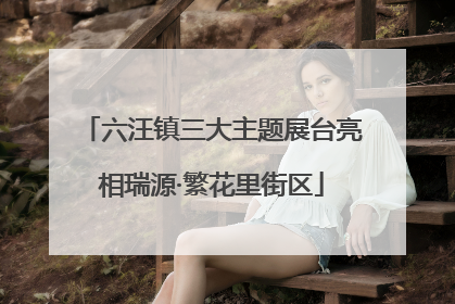 六汪镇三大主题展台亮相瑞源·繁花里街区