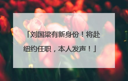 刘国梁有新身份！将赴纽约任职，本人发声！