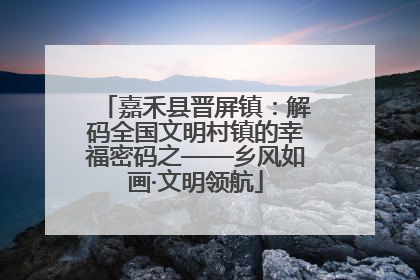嘉禾县晋屏镇：解码全国文明村镇的幸福密码之——乡风如画·文明领航