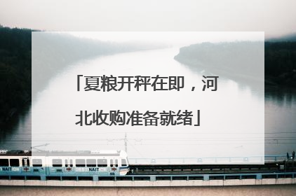 夏粮开秤在即，河北收购准备就绪