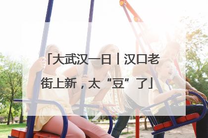 大武汉一日︱汉口老街上新，太“豆”了