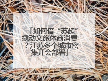 如何借“苏超”撬动文旅体商消费？江苏多个城市密集开会部署