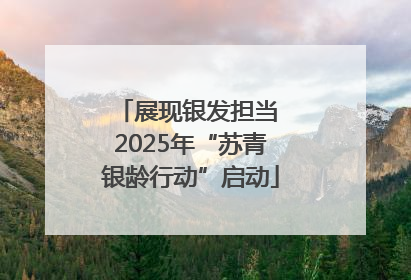 展现银发担当 2025年“苏青银龄行动”启动