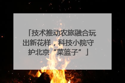 技术推动农旅融合玩出新花样，科技小院守护北京“菜篮子”