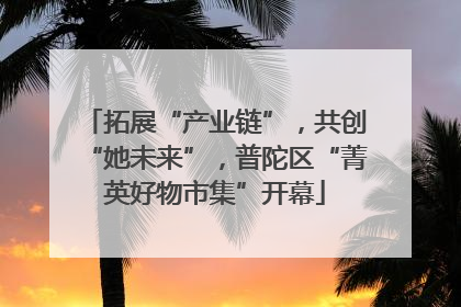 拓展“产业链”，共创“她未来”，普陀区“菁英好物市集”开幕