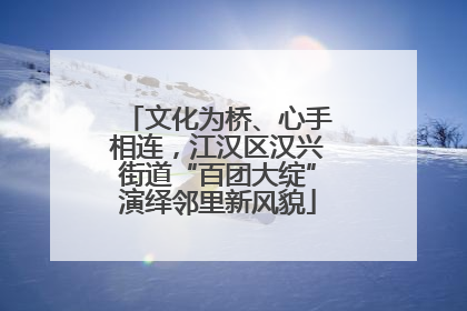 文化为桥、心手相连，江汉区汉兴街道“百团大绽”演绎邻里新风貌