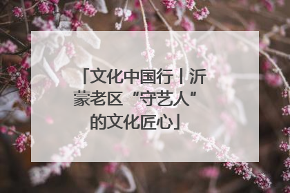 文化中国行丨沂蒙老区“守艺人”的文化匠心