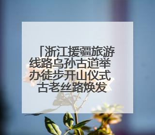 浙江援疆旅游线路乌孙古道举办徒步开山仪式 古老丝路焕发新生