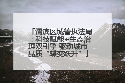 渭滨区城管执法局：科技赋能+生态治理双引擎 驱动城市品质“蝶变跃升”