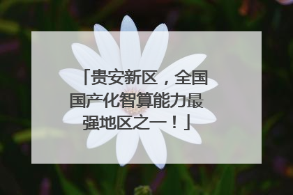 贵安新区，全国国产化智算能力最强地区之一！
