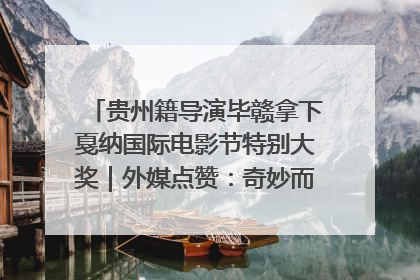 贵州籍导演毕赣拿下戛纳国际电影节特别大奖｜外媒点赞：奇妙而广阔的纯粹电影梦
