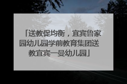送教促均衡，宜宾鲁家园幼儿园学前教育集团送教宜宾一曼幼儿园