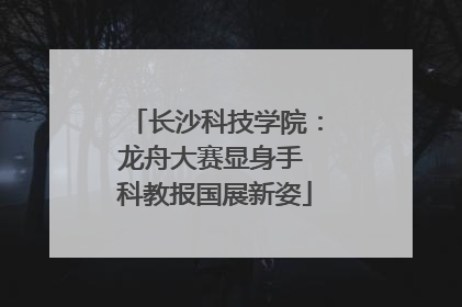 长沙科技学院：龙舟大赛显身手 科教报国展新姿
