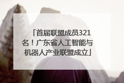 首届联盟成员321名！广东省人工智能与机器人产业联盟成立