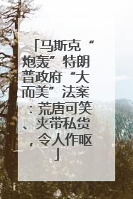马斯克“炮轰”特朗普政府“大而美”法案：荒唐可笑、夹带私货，令人作呕