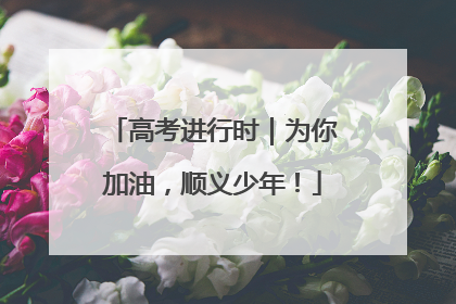 高考进行时｜为你加油，顺义少年！