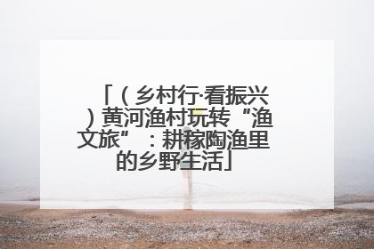 （乡村行·看振兴）黄河渔村玩转“渔文旅”：耕稼陶渔里的乡野生活