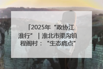 2025年“政协江淮行”｜淮北市渠沟镇程阁村：“生态痛点”变“生态景观”