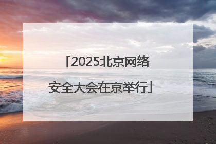 2025北京网络安全大会在京举行